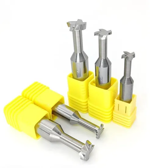 Custom Cemented Carbide Dovetail Groove Milling Cutter Custom Tungsten Steel Taper Angle Set Non