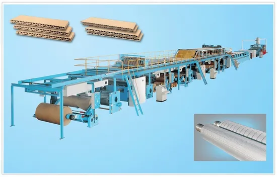 Corrugating Cardboard Production Line Single/Double Layer Nc